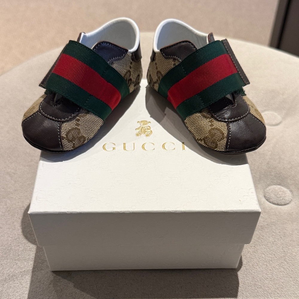 Gucci Baby GG Canvas Shoes - Brand New and in Box - Size 17